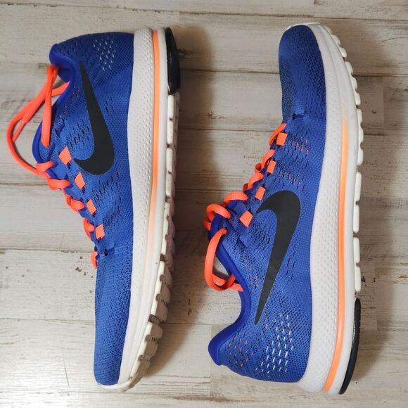 Nike Running Shoes Blue/Orange Size 9 Men – Lightweight & Comfortable - Picture 6 of 12